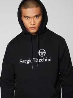 The Essentials|Sergio Tacchini Heritage Hoodie- Black Beauty