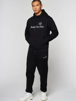The Essentials|Sergio Tacchini Heritage Hoodie- Black Beauty