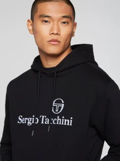 The Essentials|Sergio Tacchini Heritage Hoodie- Black Beauty