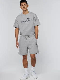 The Essentials|Sergio Tacchini Heritage Logo Short-Heather Grey