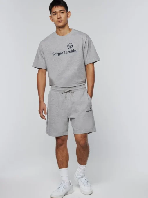 The Essentials|Sergio Tacchini Heritage Logo Short-Heather Grey