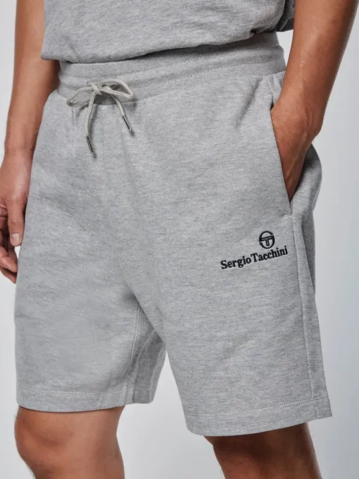 Shorts And Swim|Sergio Tacchini Heritage Logo Short-Heather Grey