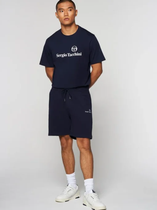 Shorts And Swim|Sergio Tacchini Heritage Short- Maritime Blue
