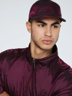 View All|Sergio Tacchini Iridescent Panel Cap-Grape Wine