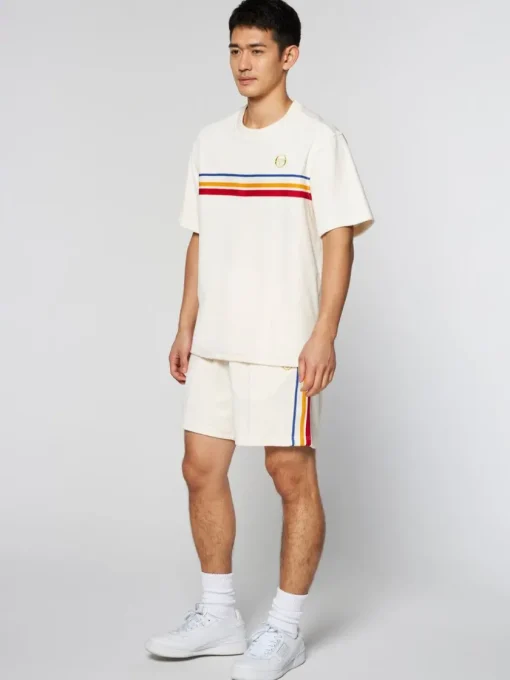 Velour|Sergio Tacchini Ivanes T-Shirt Archivio- Gardenia