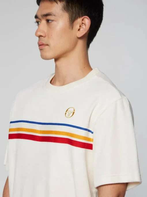 Velour|Sergio Tacchini Ivanes T-Shirt Archivio- Gardenia