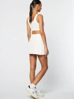 Velour|Sergio Tacchini Josie Tennis Skirt- Gardenia