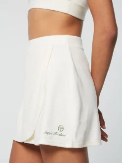 Velour|Sergio Tacchini Josie Tennis Skirt- Gardenia
