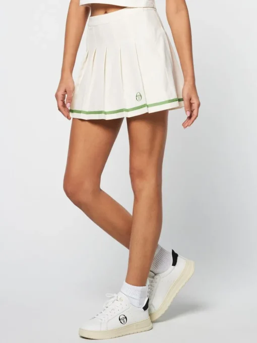View All|Sergio Tacchini Kalkman Tennis Skirt- Gardenia