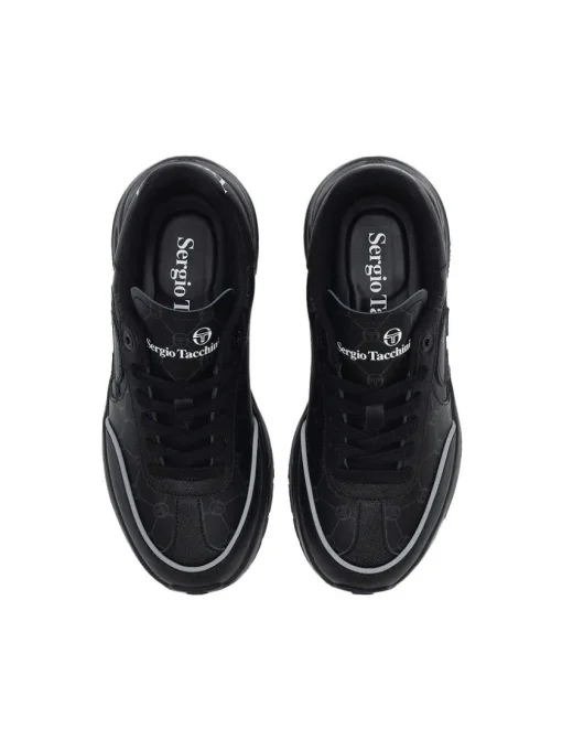 View All|Sergio Tacchini La Faccia Sneaker- Black