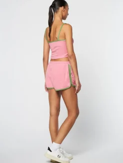 View All|Sergio Tacchini Laura High Waist Short- Wild Rose