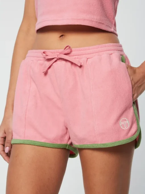 View All|Sergio Tacchini Laura High Waist Short- Wild Rose