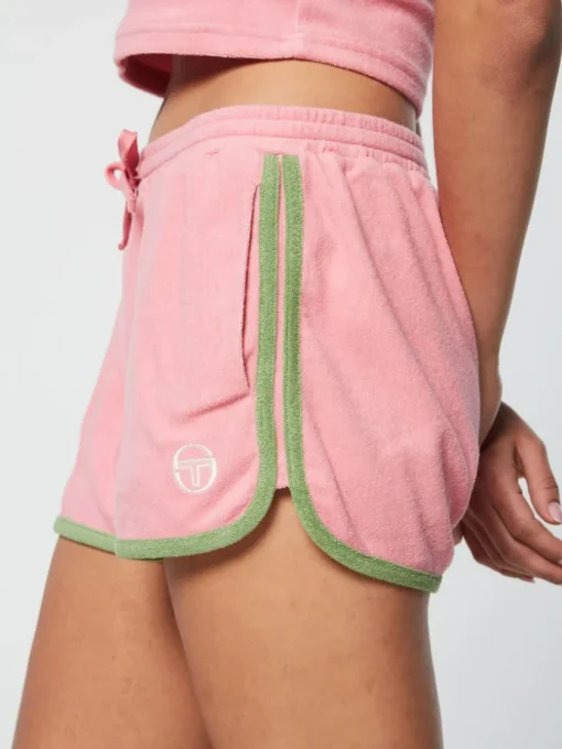 View All|Sergio Tacchini Laura High Waist Short- Wild Rose