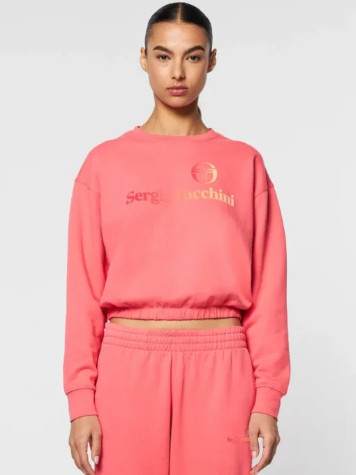 View All|Sergio Tacchini Lido Crew- Calypso Coral
