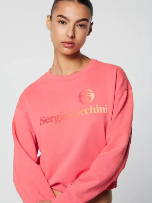 View All|Sergio Tacchini Lido Crew- Calypso Coral