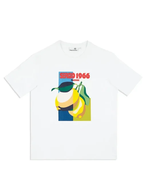T-Shirts|Sergio Tacchini Limone T-Shirt- Brilliant White