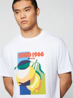 T-Shirts|Sergio Tacchini Limone T-Shirt- Brilliant White