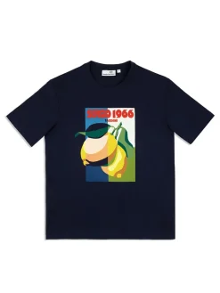 T-Shirts|Sergio Tacchini Limone T-Shirt- Maritime Blue
