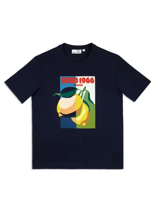 T-Shirts|Sergio Tacchini Limone T-Shirt- Maritime Blue