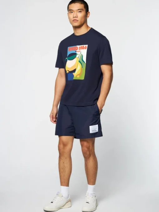 T-Shirts|Sergio Tacchini Limone T-Shirt- Maritime Blue