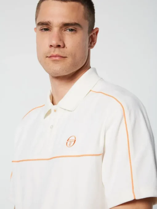Velour|Sergio Tacchini Lioni Velour Polo Archivio- Gardenia