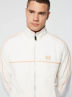 Tracksuits|Sergio Tacchini Lioni Velour Track Jacket Archivio- Gardenia