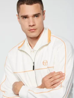 Tracksuits|Sergio Tacchini Lioni Velour Track Jacket Archivio- Gardenia