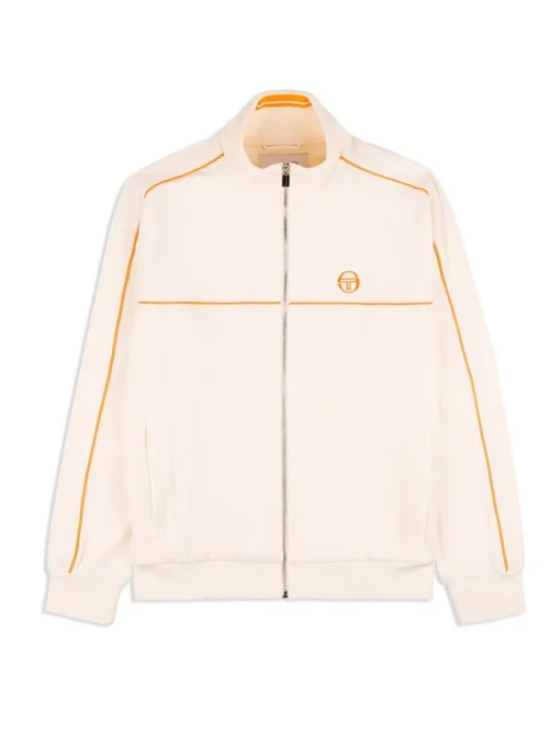 Jackets|Sergio Tacchini Lioni Velour Track Jacket Archivio- Gardenia