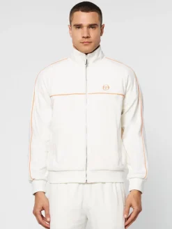 Jackets|Sergio Tacchini Lioni Velour Track Jacket Archivio- Gardenia