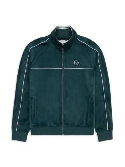 Jackets|Sergio Tacchini Lioni Velour Track Jacket- Botanical Garden
