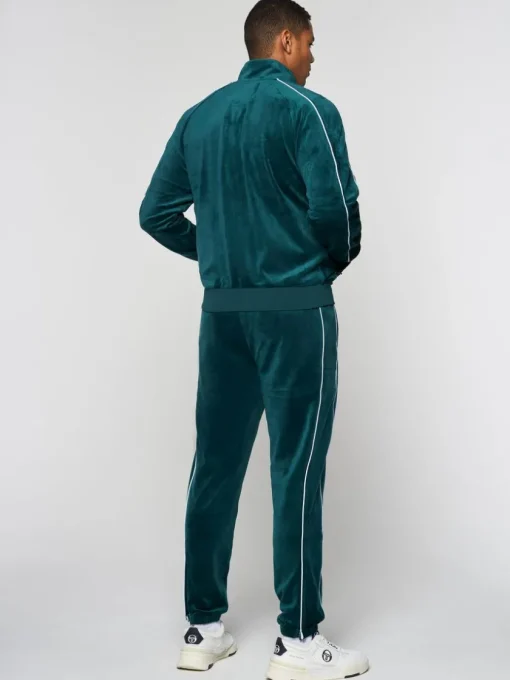 Jackets|Sergio Tacchini Lioni Velour Track Jacket- Botanical Garden