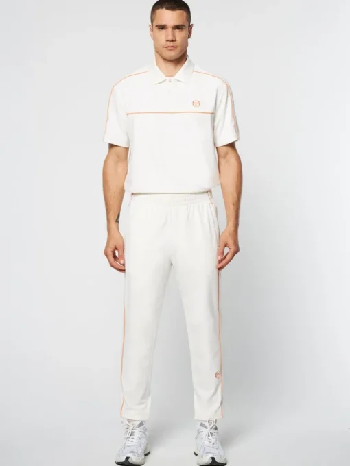 Velour|Sergio Tacchini Lioni Velour Track Pant Archivio- Gardenia
