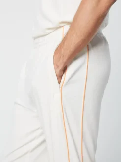 Velour|Sergio Tacchini Lioni Velour Track Pant Archivio- Gardenia