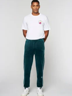 Pants And Sweatpants|Sergio Tacchini Lioni Velour Track Pant- Botanical Garden