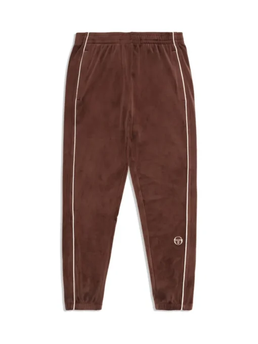 Pants And Sweatpants|Sergio Tacchini Lioni Velour Track Pant- Deep Mahogany