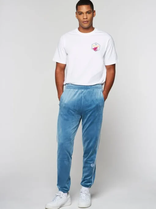 Pants And Sweatpants|Sergio Tacchini Lioni Velour Track Pant- Stellar