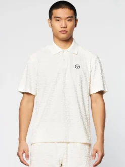 Polos|Sergio Tacchini Livata Monogram Polo- Gardenia