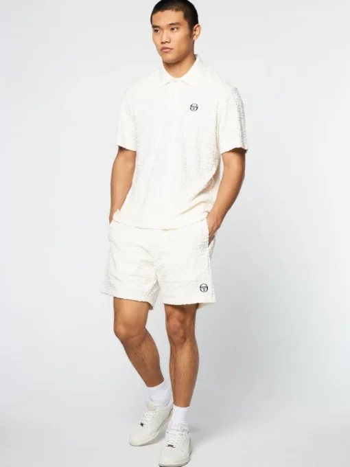 Polos|Sergio Tacchini Livata Monogram Polo- Gardenia