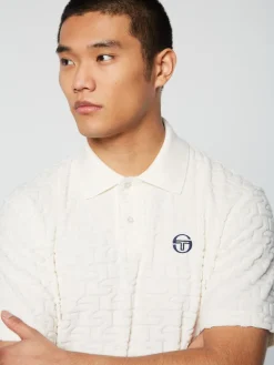Polos|Sergio Tacchini Livata Monogram Polo- Gardenia