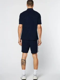 View All|Sergio Tacchini Livata Monogram Polo- Maritime Blue