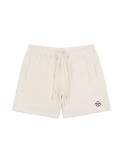 Shorts And Swim|Sergio Tacchini Livata Monogram Short- Gardenia