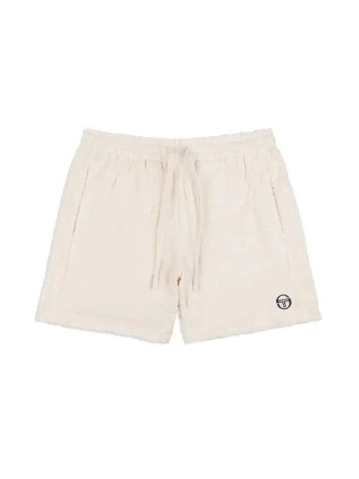 Shorts And Swim|Sergio Tacchini Livata Monogram Short- Gardenia