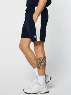 Shorts And Swim|Sergio Tacchini Livata Monogram Short- Maritime Blue