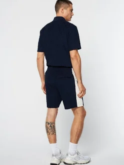 Shorts And Swim|Sergio Tacchini Livata Monogram Short- Maritime Blue