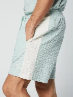 Shorts And Swim|Sergio Tacchini Livata Monogram Short- Surf Spray
