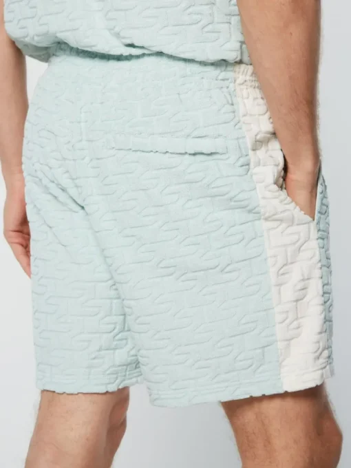 Shorts And Swim|Sergio Tacchini Livata Monogram Short- Surf Spray