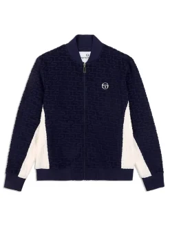 Jackets|Sergio Tacchini Livata Monogram Track Jacket- Maritime Blue