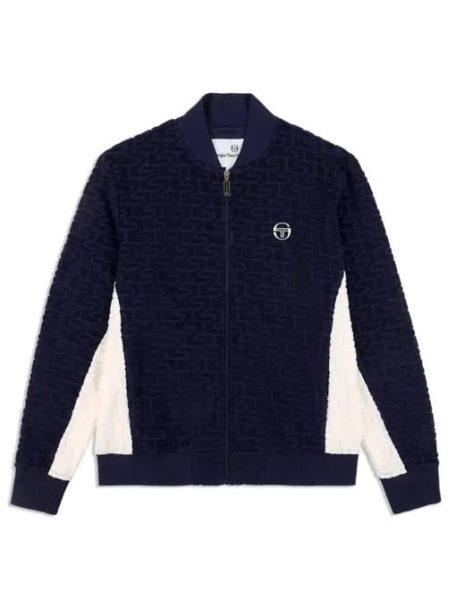 Jackets|Sergio Tacchini Livata Monogram Track Jacket- Maritime Blue