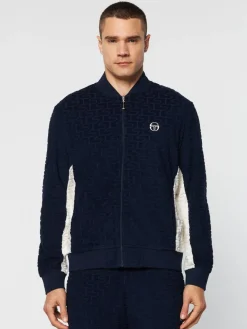 Jackets|Sergio Tacchini Livata Monogram Track Jacket- Maritime Blue