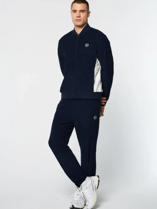 Jackets|Sergio Tacchini Livata Monogram Track Jacket- Maritime Blue